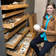 Mary Stoddard with some eggs (Image: Mary Stoddard)